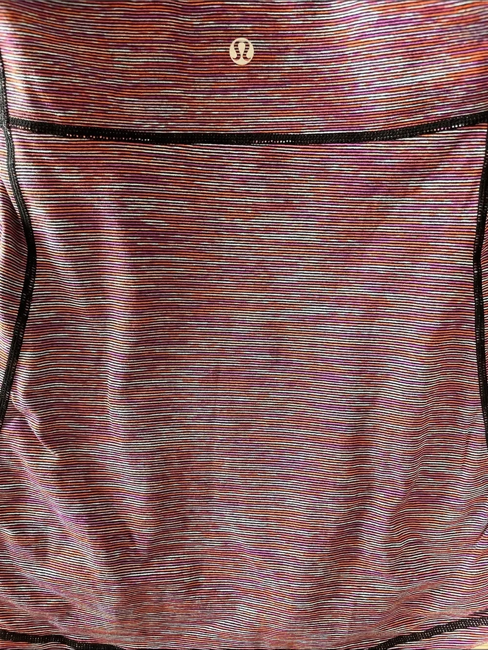 Lululemon Scoop Neck Tank Wee Are From Space Black March Multi/Black